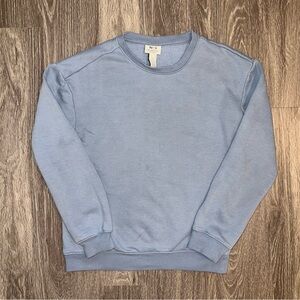 h&m essentials blue crewneck (xs/s)